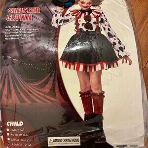Adidas Black and Red Clown Costume